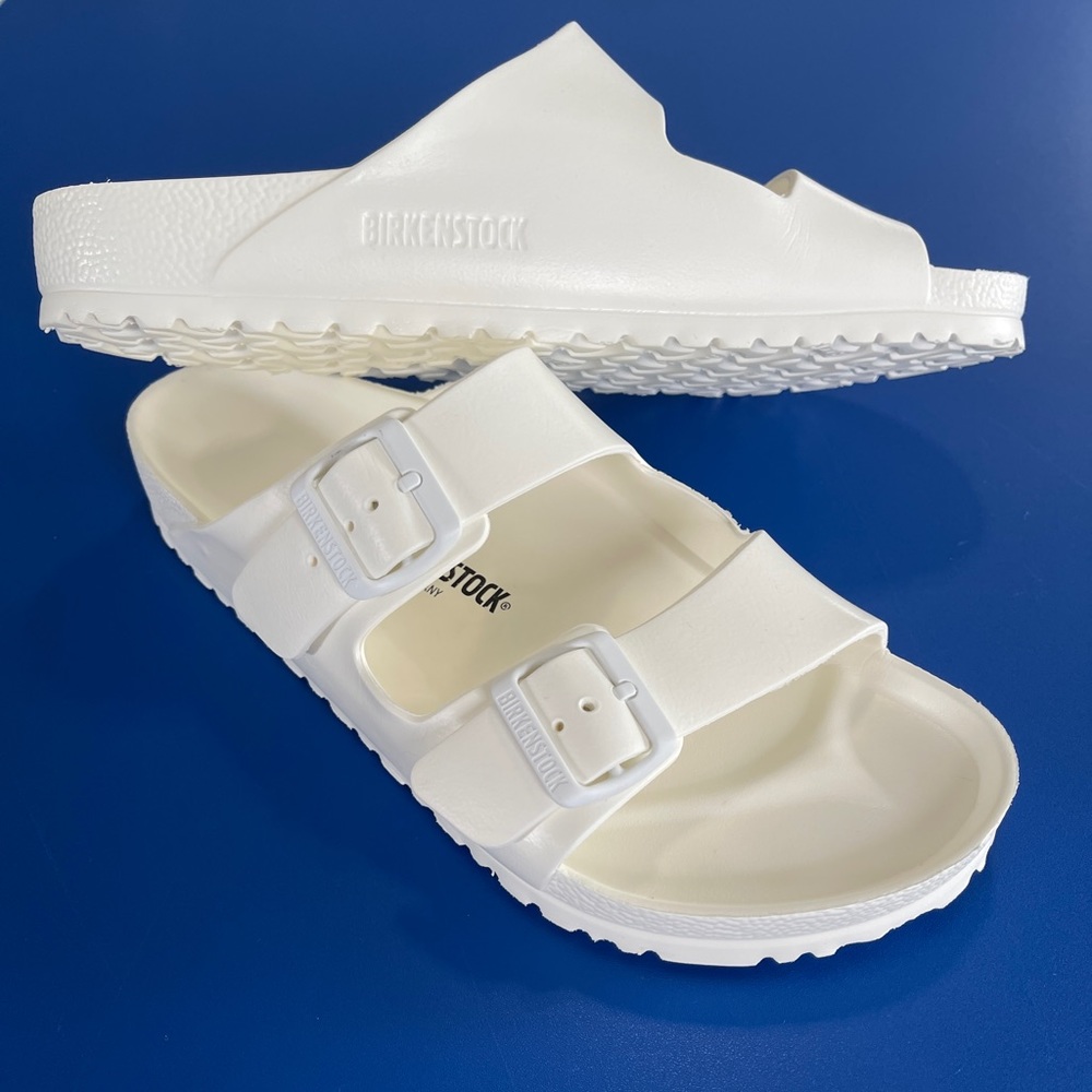Birkenstock Arizona Essentials EVA Sandal white - R Fit men size 10-10.5